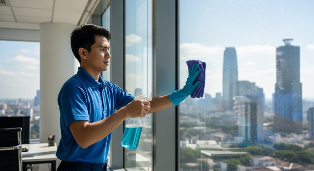 window cleaning (interior) servista solutions